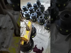 ข้อต่อเพลาพลัมแบบยืดหยุ่นพร้อมหน้าแปลน Single Jaw Cnc Shaft Coupler LMD 10