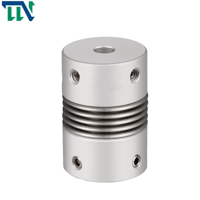 quality ข้อต่อเพลาอะลูมิเนียม Bellows Bellow Motor Starter Setscrew 16mm 19mm factory